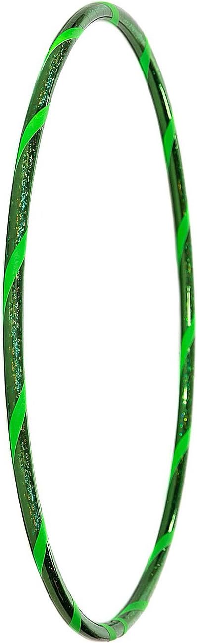 Hoopomania Glamour Kinder Hula Hoop Reifen Ø70cm Glitter-Grün-Grün, Ø70cm Glitter-Grün-Grün