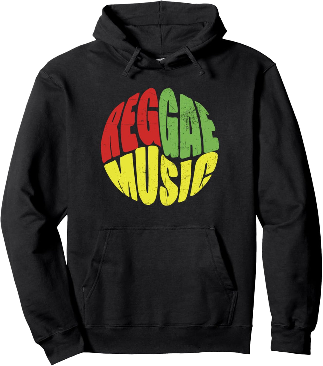 Reggae Roots Music Rasta Flag Pullover Hoodie