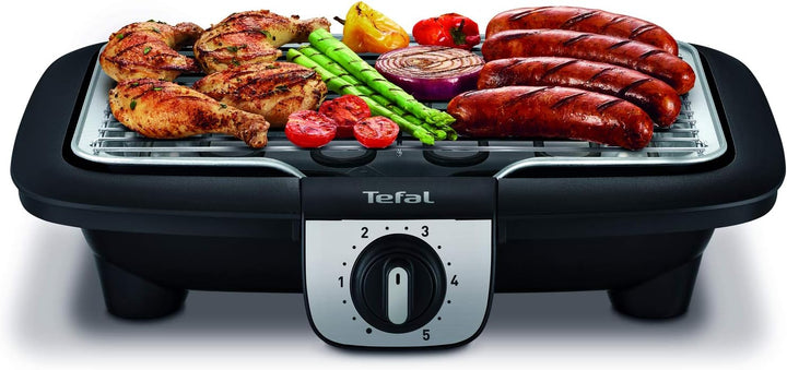 Tefal Elektrogrill, multifunktional, „Easy Grill“, 2-in-1, für BBQ-Grill und Plancha, Verwendung im