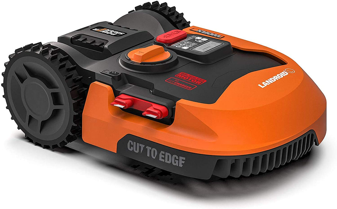 WORX Landroid L WR153E Mähroboter / Akkurasenmäher für grosse Gärten bis 1500 qm & WA0179 Heringe zu