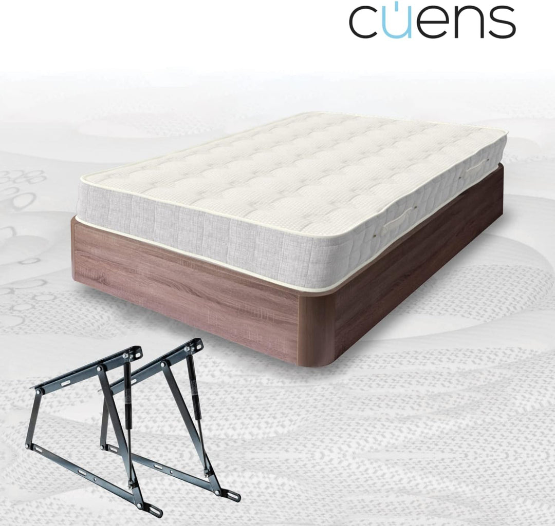 Argomaniz Set von Zwei Scharnier für CANAPE mit 2 Federn von 1250 N 135 cm (für Bett mit Matratze