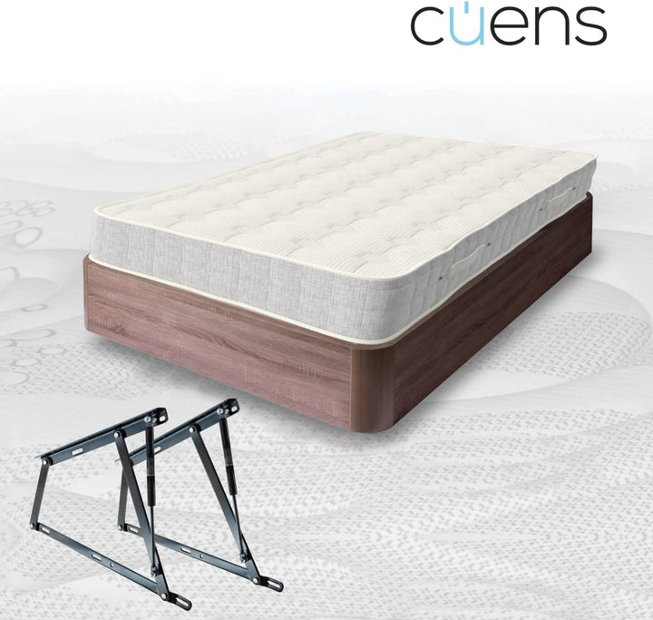 Argomaniz Set von Zwei Scharnier für CANAPE mit 2 Federn von 1250 N 135 cm (für Bett mit Matratze