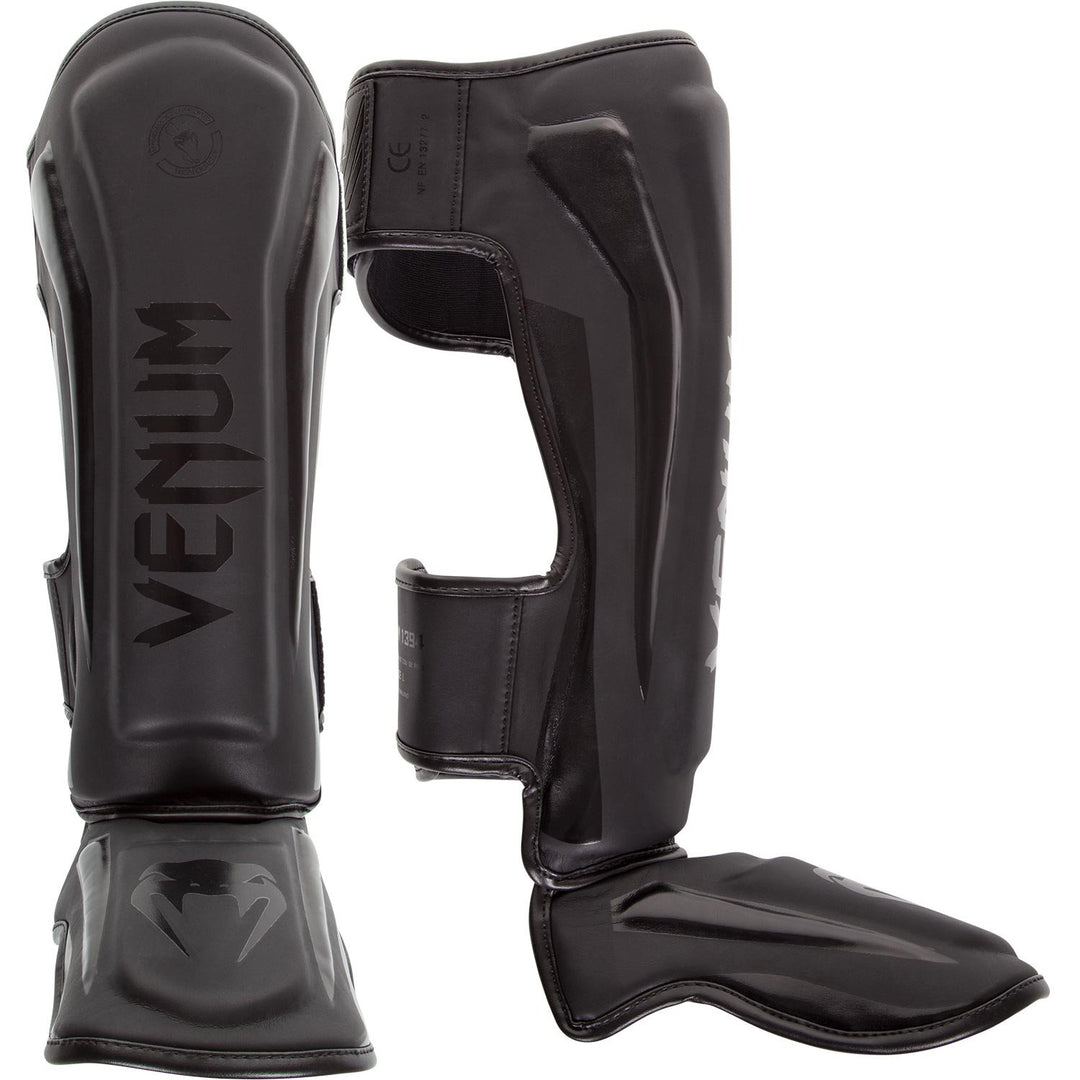 Venum Elite Boxen Schienbeinschutz M Matte/Schwarz, M Matte/Schwarz