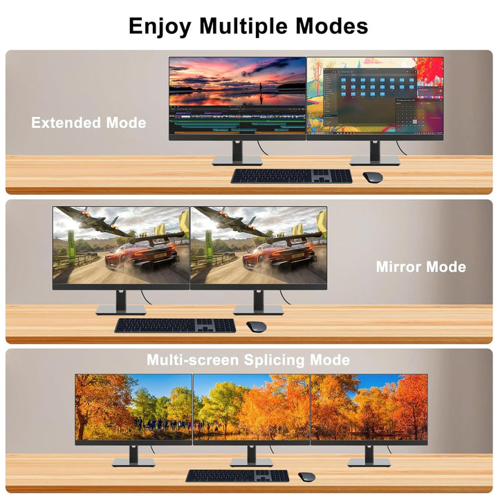 jojobnj 16K 10K 2.1 Displayport Cable, DP Cable 3 m (8K @ 60Hz, 4K @ 144Hz, 2K @ 240Hz,40Gbit) for L