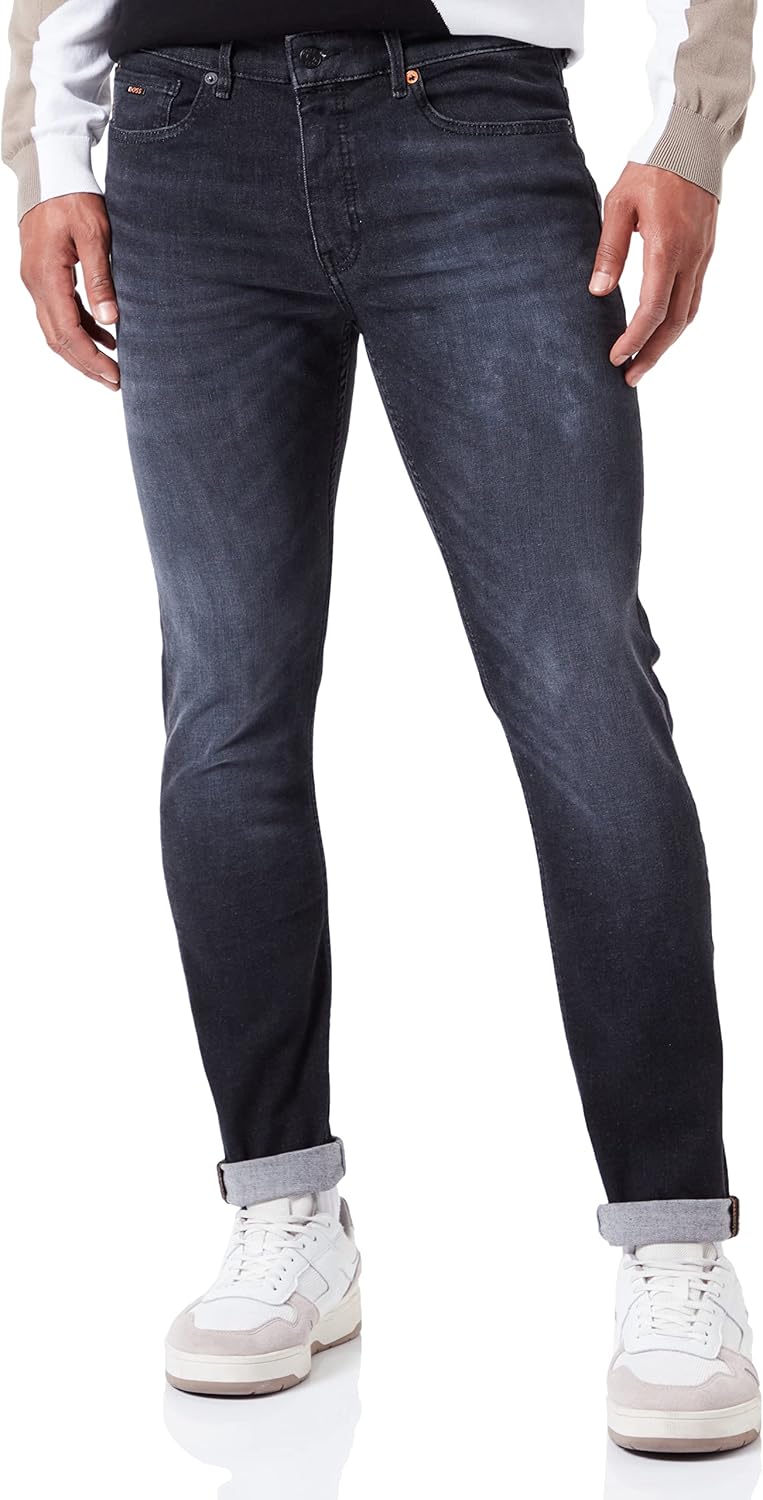 BOSS Herren Delano Bc-p Jeans 29W / 32L Charcoal, 29W / 32L Charcoal