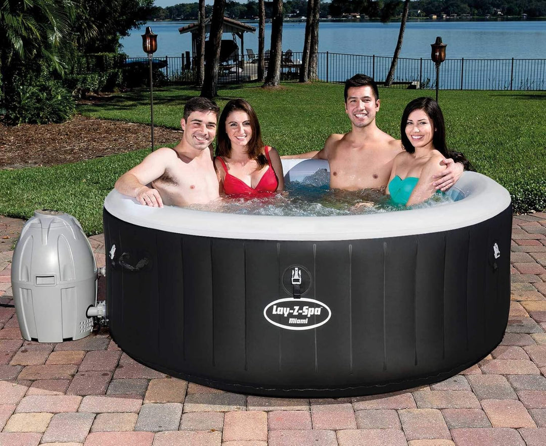 Bestway Lay-Z-Spa Miami AirJet, rund, 180x66 cm, Whirlpool für 4 Personen