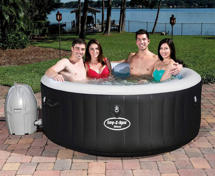 Bestway Lay-Z-Spa Miami AirJet, rund, 180x66 cm, Whirlpool für 4 Personen