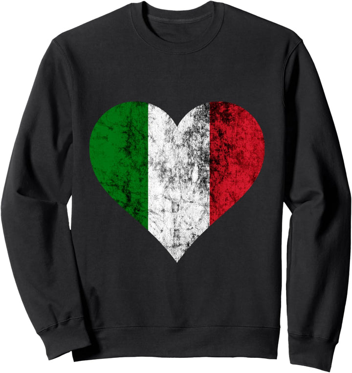 Italien Herz Italienische Farbe Italia Liebe Italiener Stolz Sweatshirt