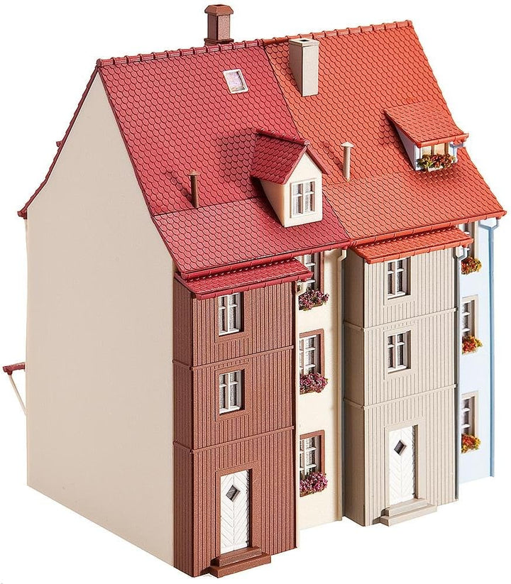 Faller FA130495 - 2 Kleinstadthäuser mit Erker, 103 x 62 x 142 mm, 110 x 62 x 152 mm