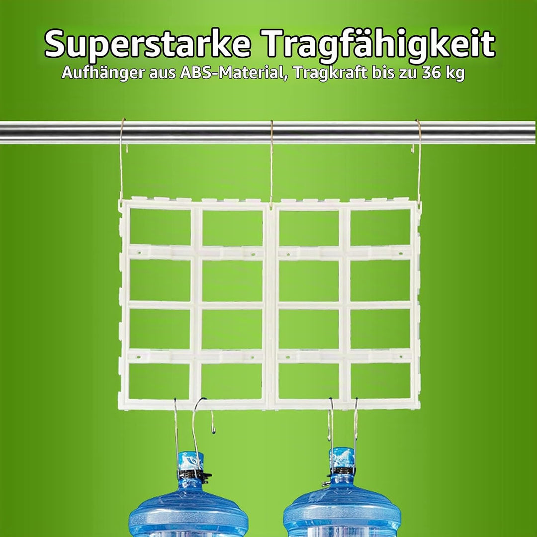 CEIEVER Hängende vertikale Wand Pflanze, Vertikaler Garten Pflanzenwand mit 8 Taschen Platzsparende