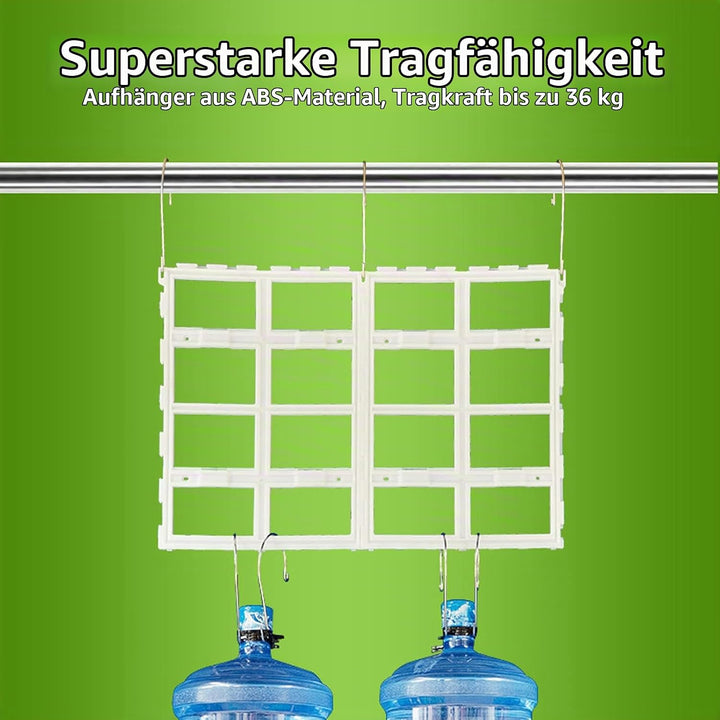 CEIEVER Hängende vertikale Wand Pflanze, Vertikaler Garten Pflanzenwand mit 8 Taschen Platzsparende