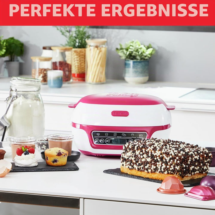 Tefal Cake Factory Délices KD8101 | Kuchenbackautomat | 5 Automatische Programme | Manueller Modus |