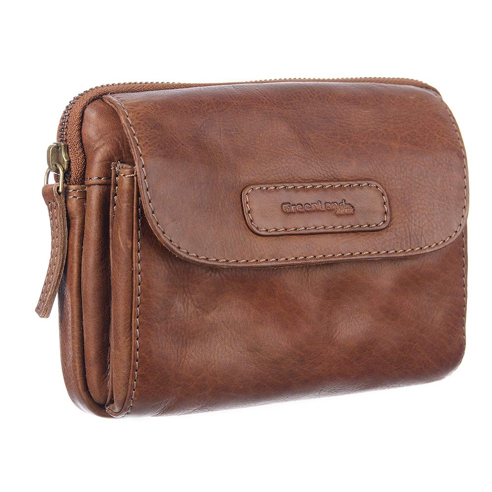 Greenland Nature Soft & Safe Gürteltasche RFID Leder 18 cm