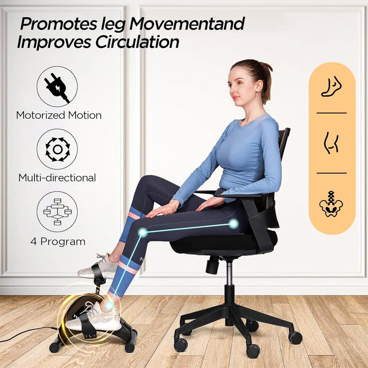 Pedaltrainer, Beintrainer für Zuhause, Leisem Motor, 6 Geschwindigkeitsstufen, Heimtrainer Senioren