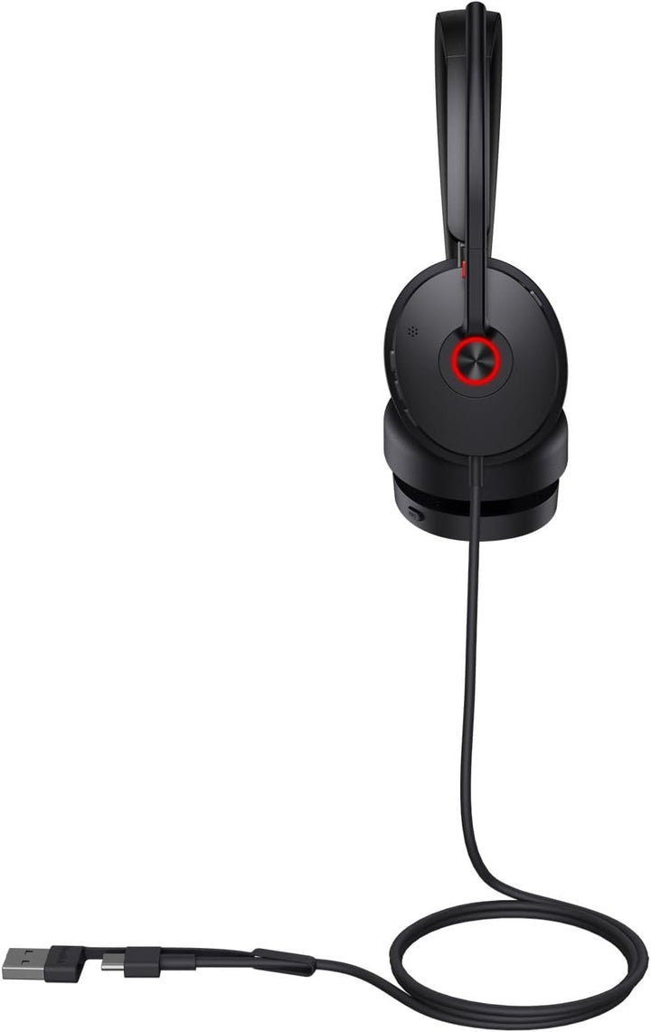 Yealink UH48 Dual Teams Headset – USB-C/A, Hybrid ANC, 4-Mikrofon Geräuschunterdrückung, Dual Busyli