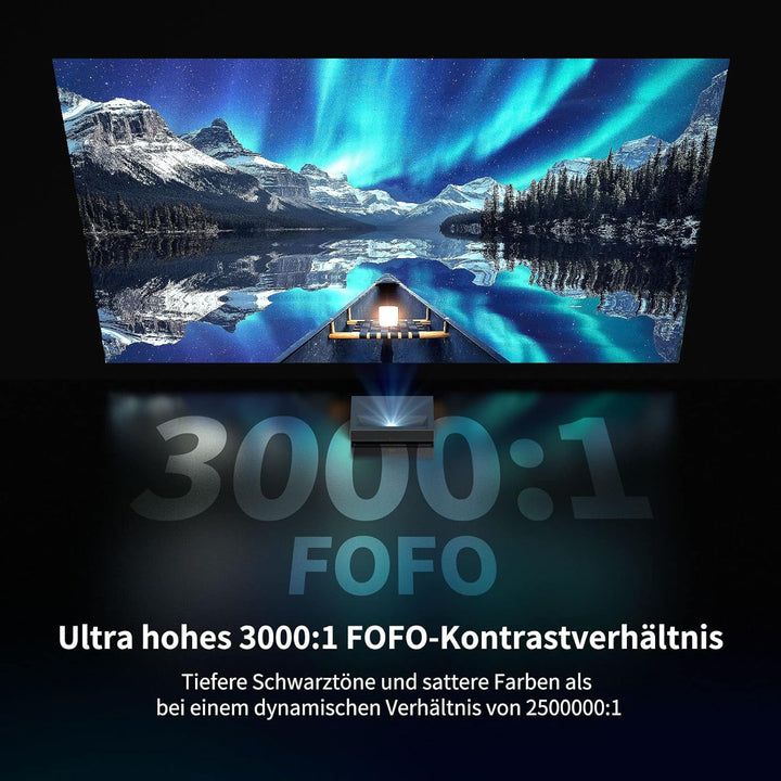 WEMAX Nova 4K UHD Laser Projektor - Android TV - Ultra Short Throw Smart Projektor - HDR10 150 Zoll