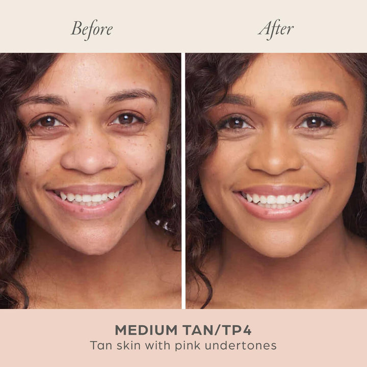PÜR 4-in-1 Pressed Mineral Makeup Foundation, volle Abdeckung, LSF 15, liefert makellose, atmungsakt
