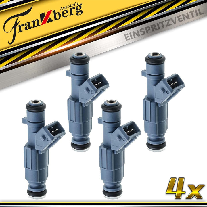 Frankberg 4x Einspritzventil Einspritzdüse Injektor Kompatibel mit C4 2004-2008 206 Schrägheck 2003-