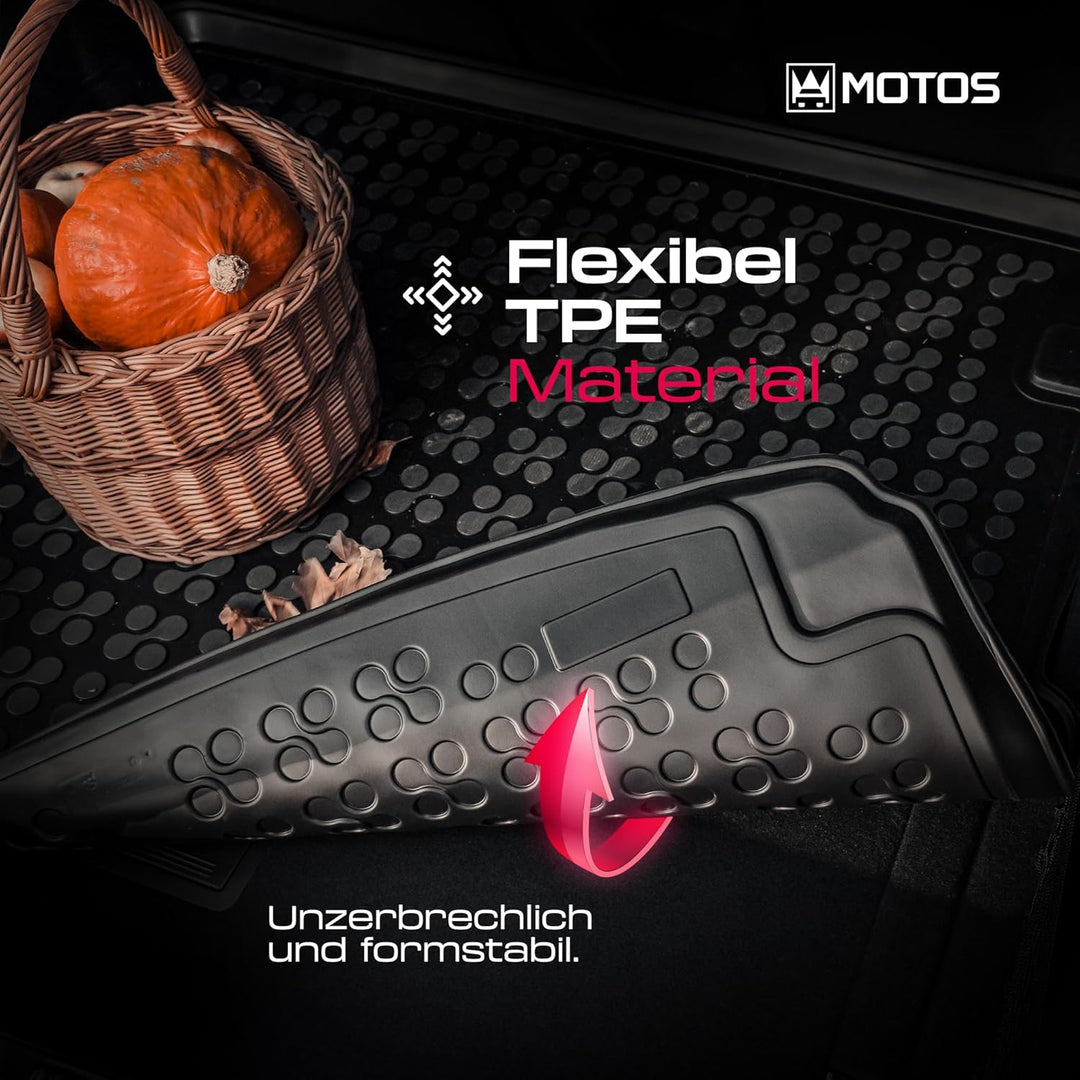 M MOTOS Kofferraumwanne Kofferraummatte passt für Renault Laguna III 2007-2015 Verbessern Sie Ihren