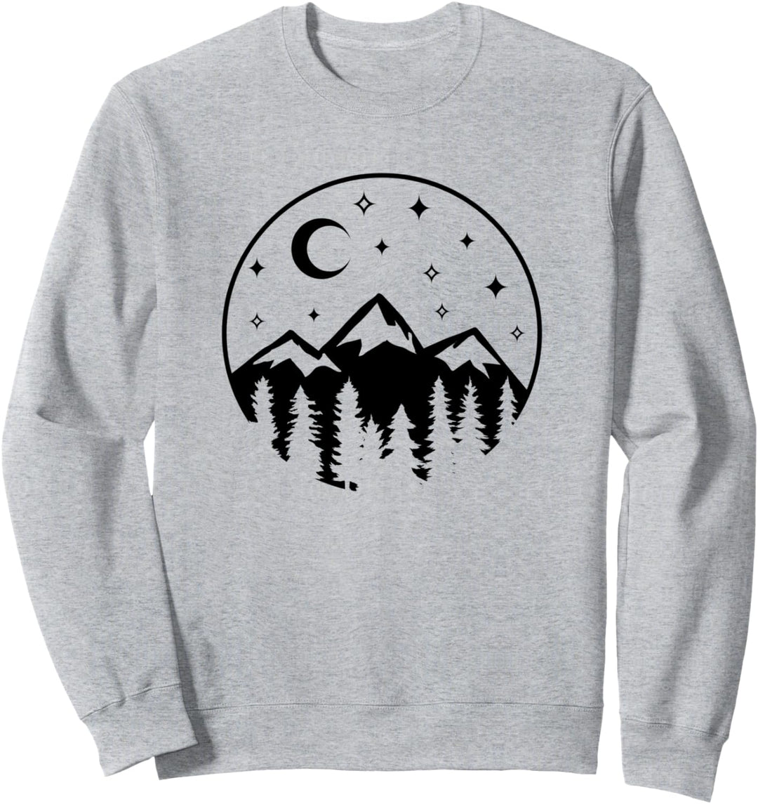 Berge Landschaft Wandern Fan Natur Sweatshirt