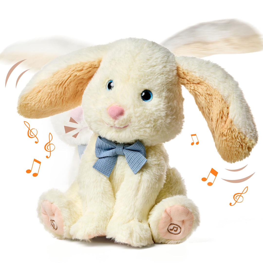 TUMAMA KIDS Kinderspielzeug, Hasen Spielzeug Kuscheltier hase, Elektrischer Plüschtier Pets, Spreche