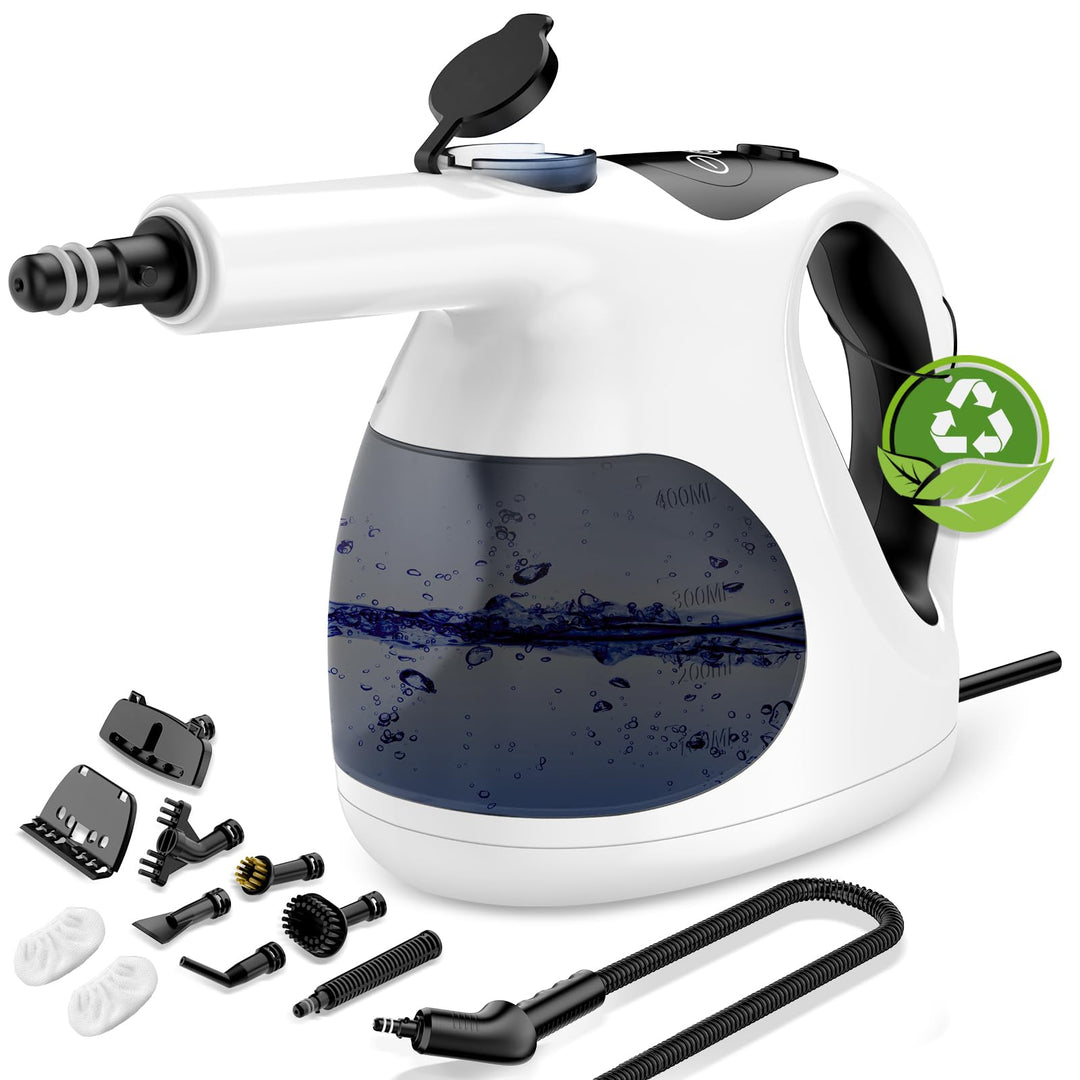Granarbol 400ml Dampfreiniger-Handgerät, Leicht, 15s Schnellheizung Schwarz, Schwarz