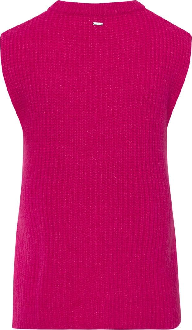 BRAX Damen Style Elisa Alpaka Mix Moderner Optik Pullunder 42 Orchid, 42 Orchid