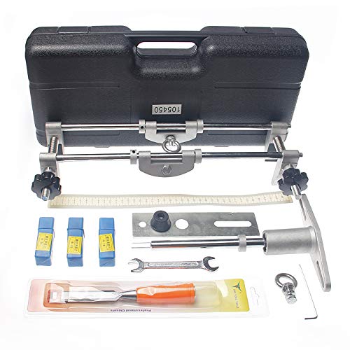 KATSU Türschloss Mortiser Kit, mit 3 Wolframstahlschneidern 18 22 25mm Türschloss-Installationsset,