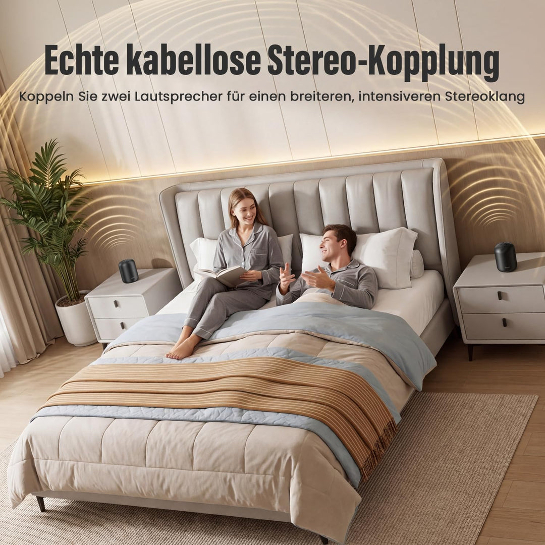 Bobtot tragbarer Lautsprecher Bluetooth Klein, Kabellos wasserdicht, mit 24 Stunden Akkulaufzeit, kr