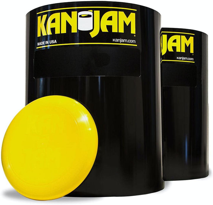 Kan Jam KanJam Unisex-Adult Kan Jam Spielset-Frisbee, Black Yellow, Standard