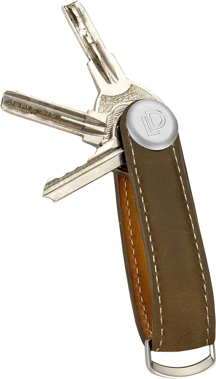 Leonidas Premium Leder Herren Schlüsselhalter Smart Key Organizer Luxus Schlüssel Etui Holder Schlüs