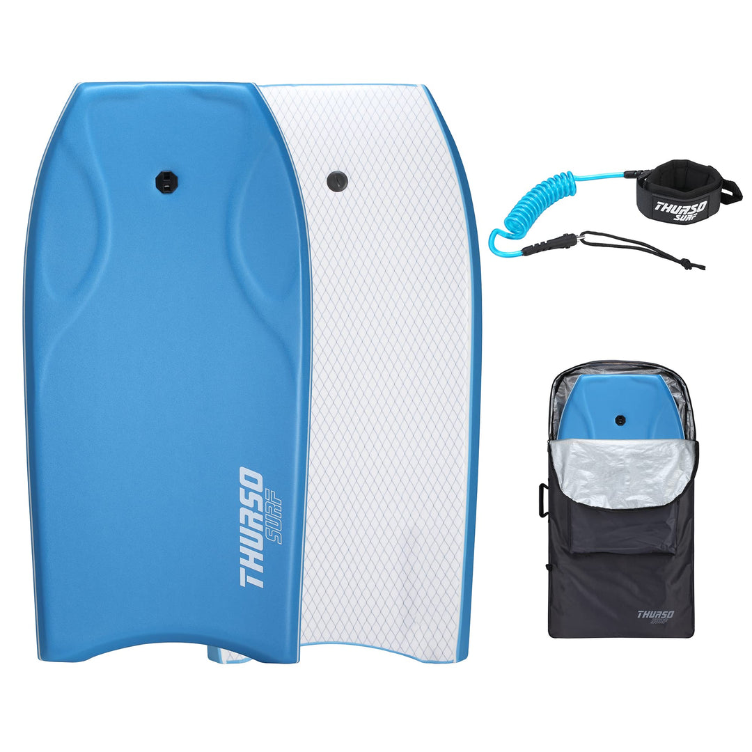 THURSO SURF 42 Zoll Bodyboard für Strand und Pool – Leichtes PE-Core mit IXPE-Deck, HDPE-Boden und F