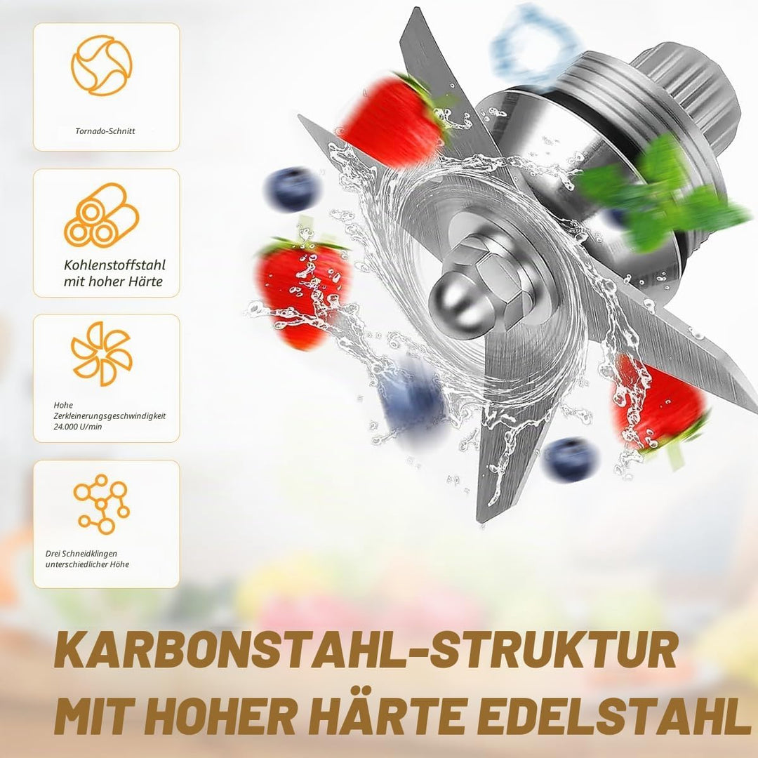 2000 ML Ersatzbehälter Behälter Geeignet für Vitamix Mixer-Krug und Tamper, Mixer Zubehör, Ersatz fü