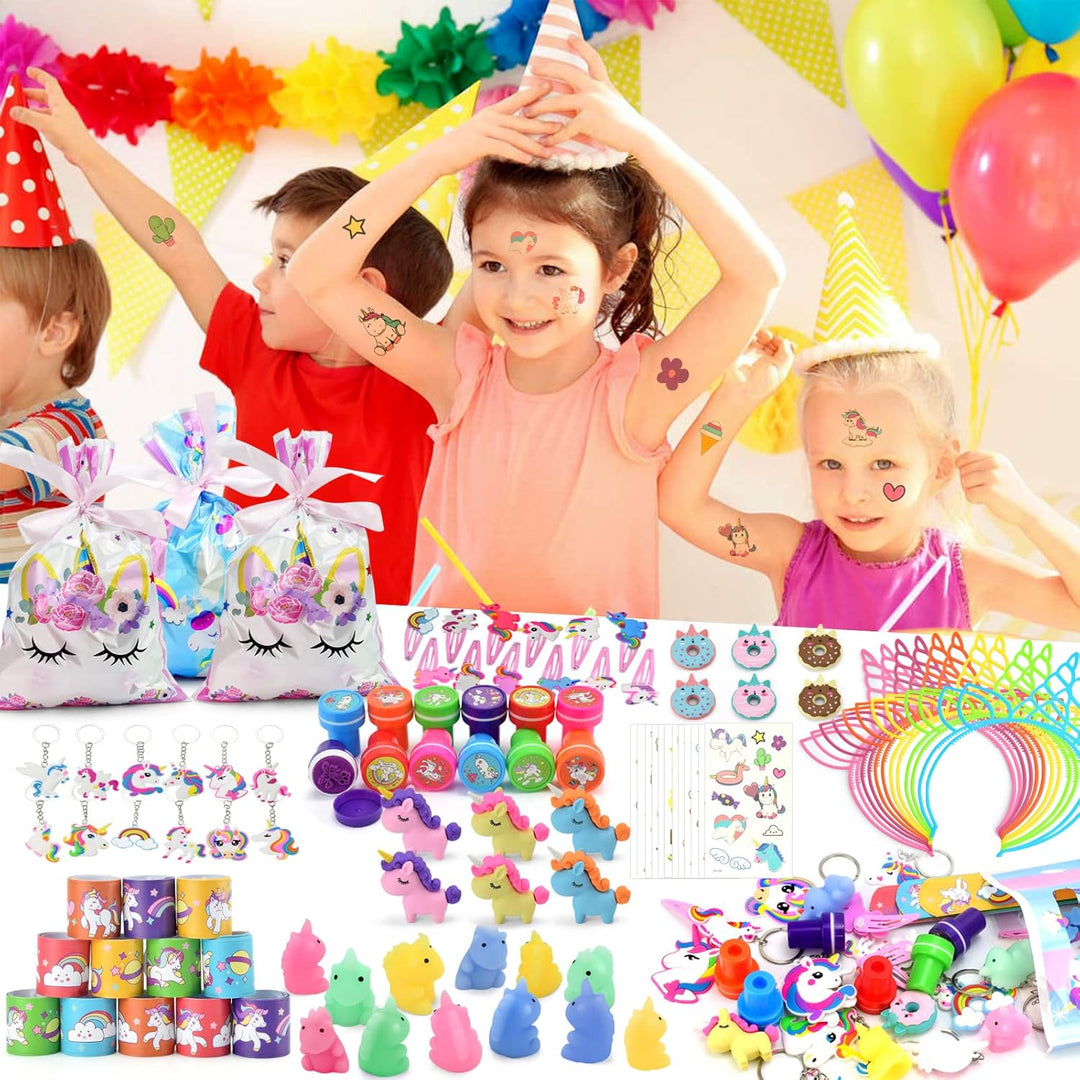 120 Stück Einhorn Mitgebsel Kindergeburtstag Mädchen - Einhorn Party Kindergeburtstag Gastgeschenke