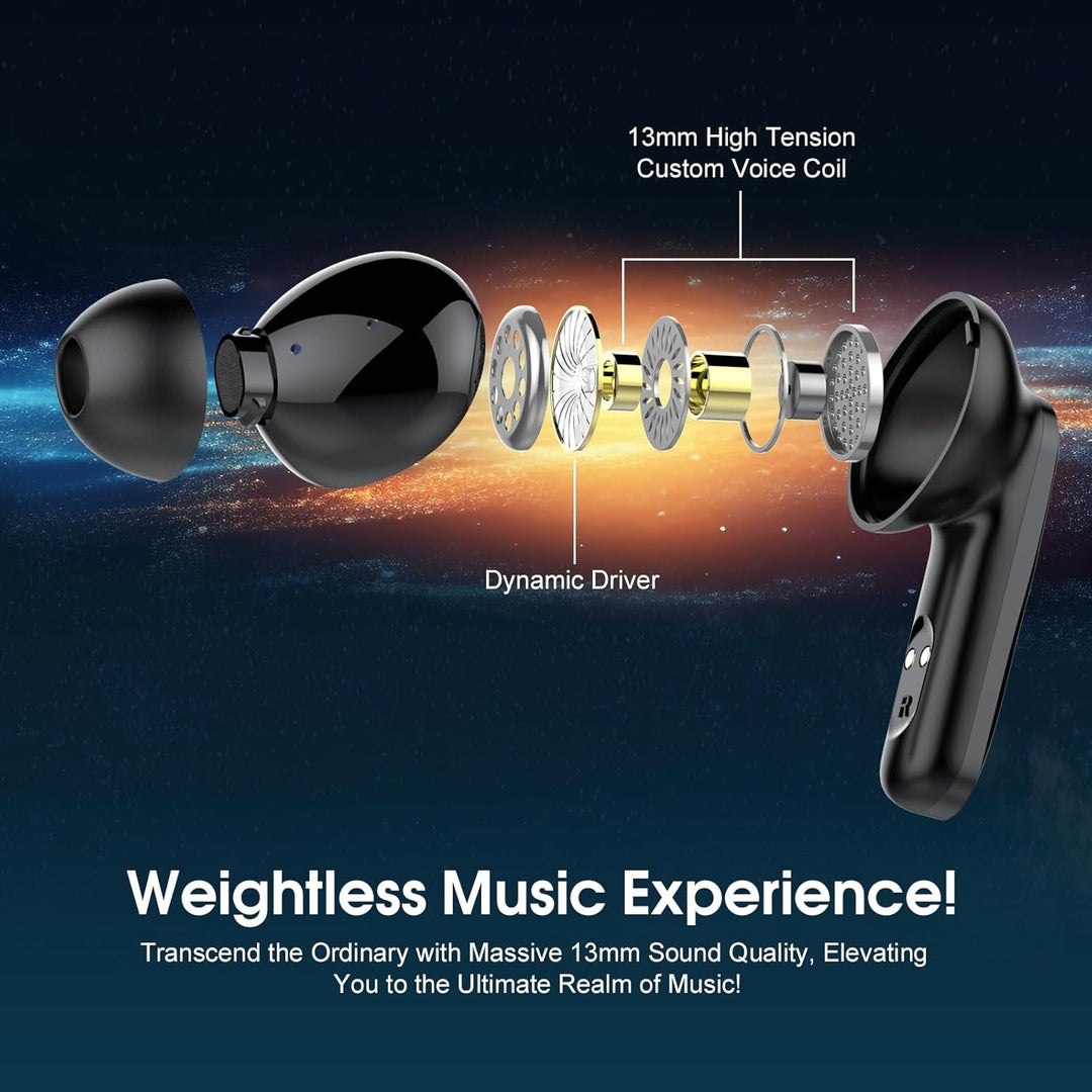 AI Kopfhörer Übersetzer, 3-in-1 Translator Earbuds, Bluetooth Sprachübersetzer 135 Sprachen mit App,