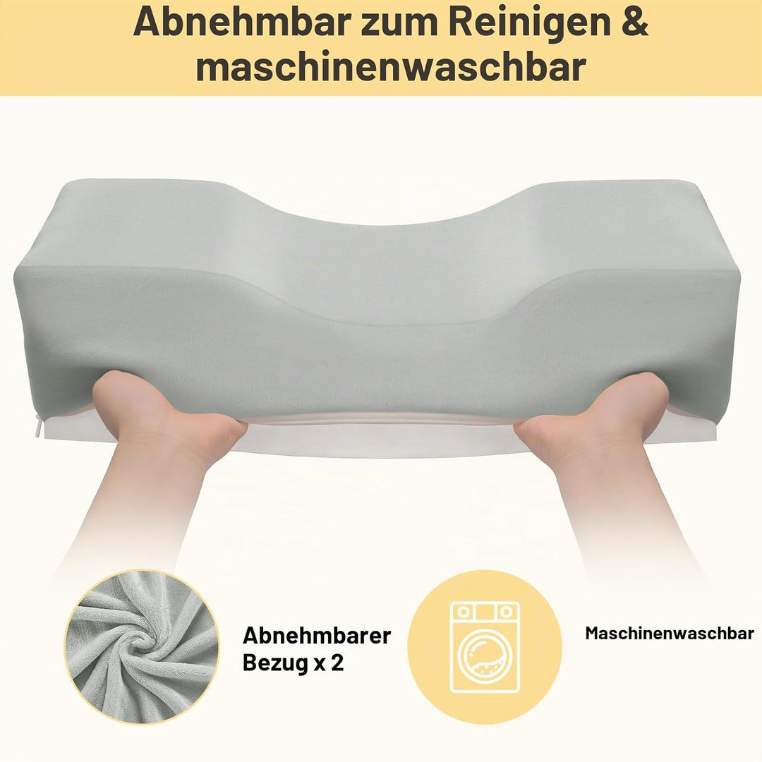 CGBE U-förmiges Wimpernkissen für Wimpernverlängerungen: Nackenkissen Zur Wimpernverlängerung, Ergon