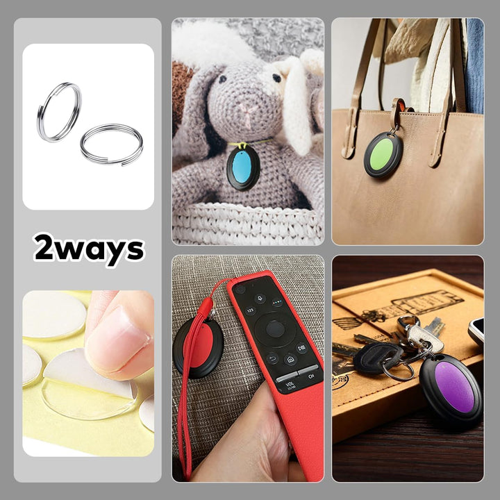 VODESON Schlüsselfinder Wireless Key Finder mit 4 Empfängern RF Item Locator, Item Tracker Support F
