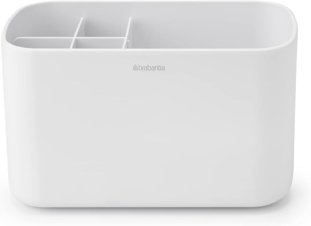Brabantia Renew Collection Badezimmer-Caddy, Kunststoff, Weiss, Einheitsgrösse White, White