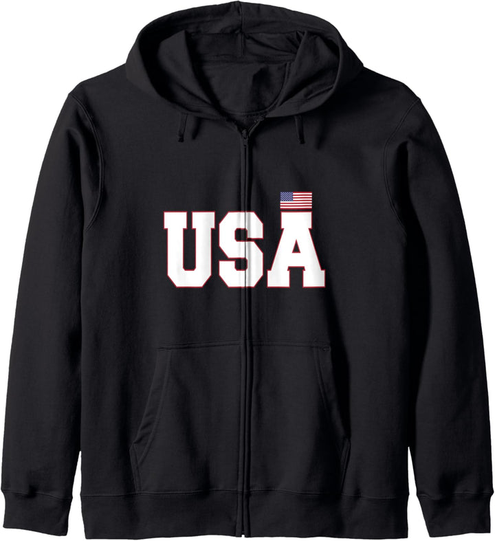 USA 4. Juli Geschenk Patriotischer Amerikaner Kapuzenjacke