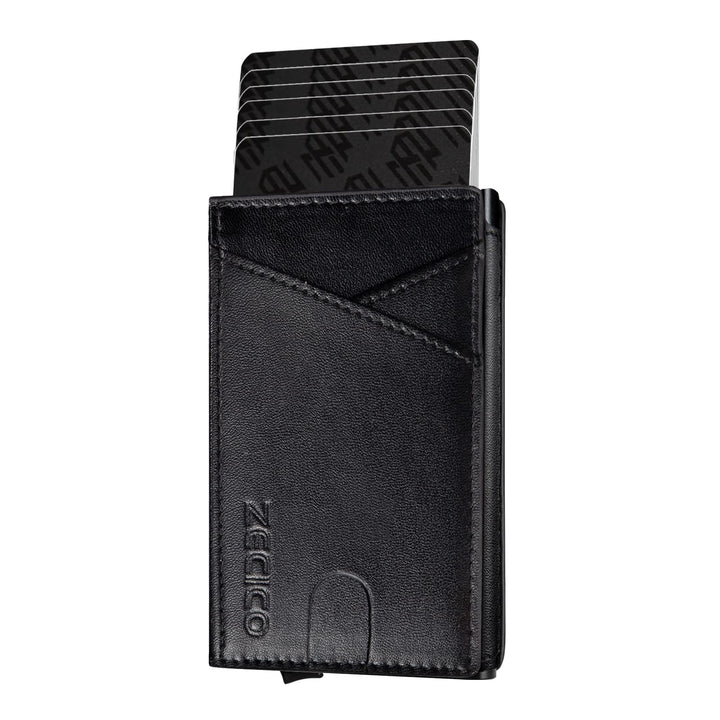 ZECICO Wallet - Kreditkartenetui mit RFID-Schutz - Geldbeutel für Herren - Slim Wallet mit Münzfach