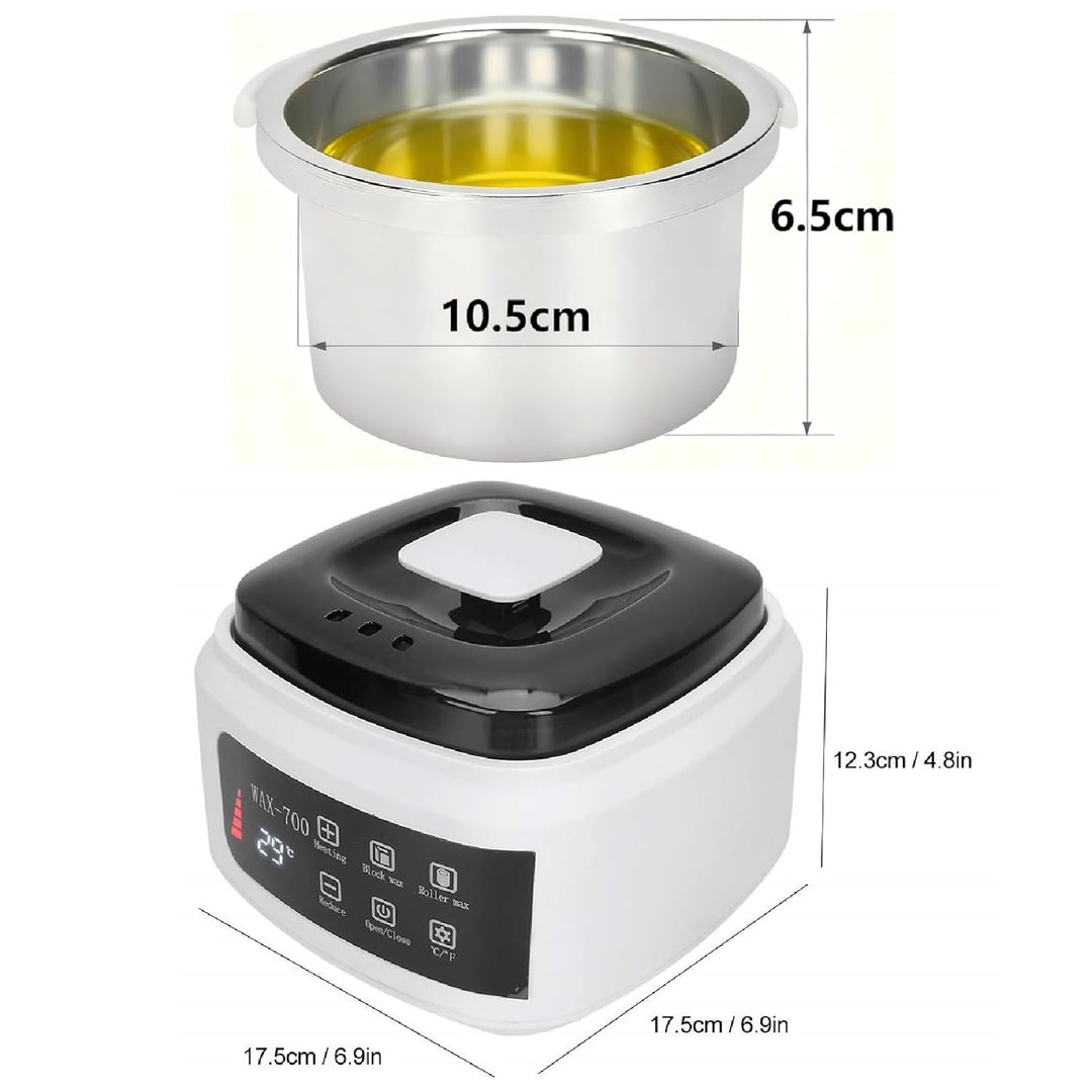 500 Ml Wachswärmer, Wachserhitzer, Automatische Temperaturregelung, Wachsschmelzmaschine, Haarentfer