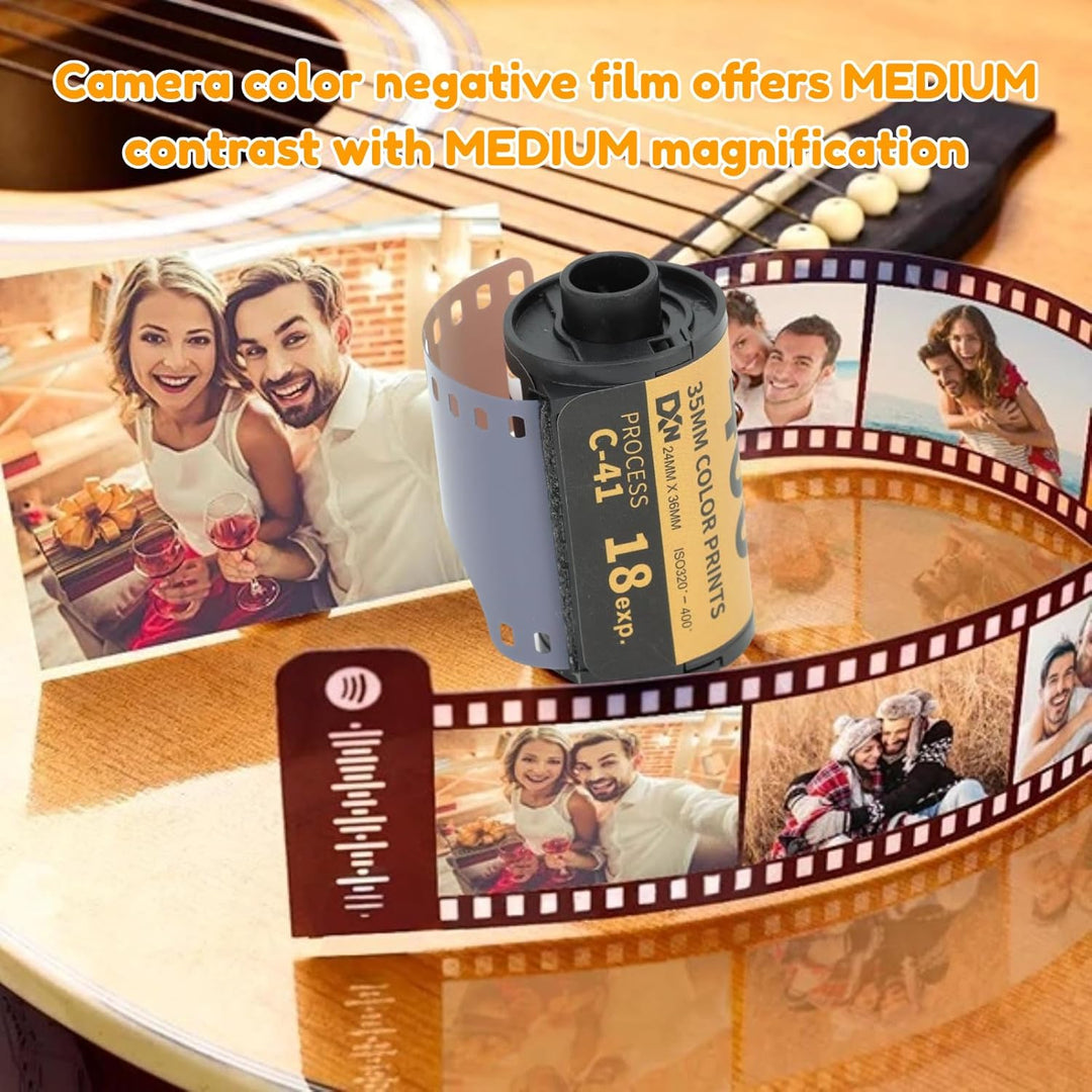 35 -mm -Film, ISO 320-400 Farbdruckfilm Feiner Getreide Breite Belichtung Lategrad High Definition F