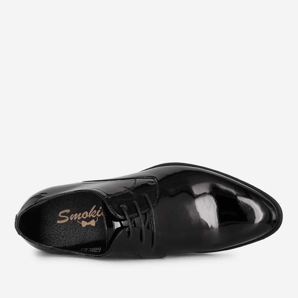 Smokies Lackschuhe Edward klassisch und mit Futter aus Leder Herrenschuh Smokingschuhe, (EU Edward)