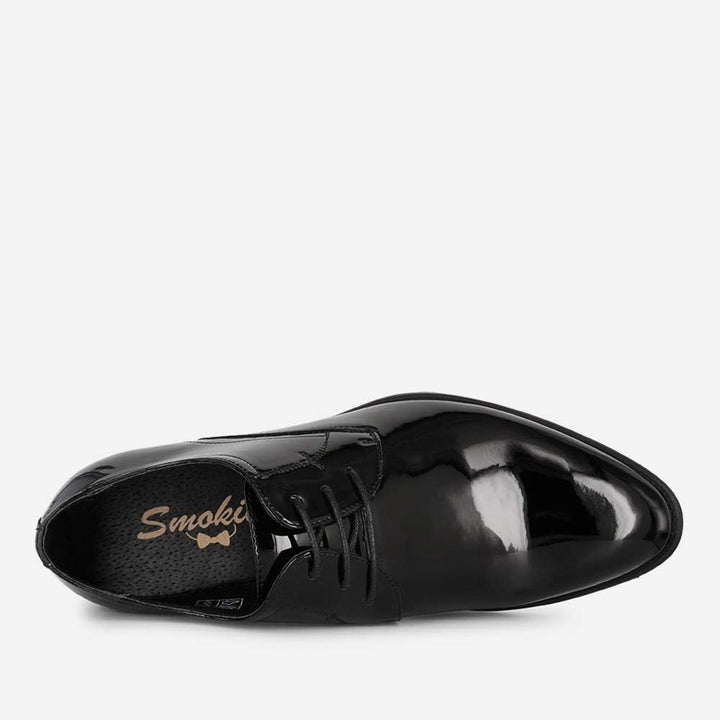 Smokies Lackschuhe Edward klassisch und mit Futter aus Leder Herrenschuh Smokingschuhe, (EU Edward)