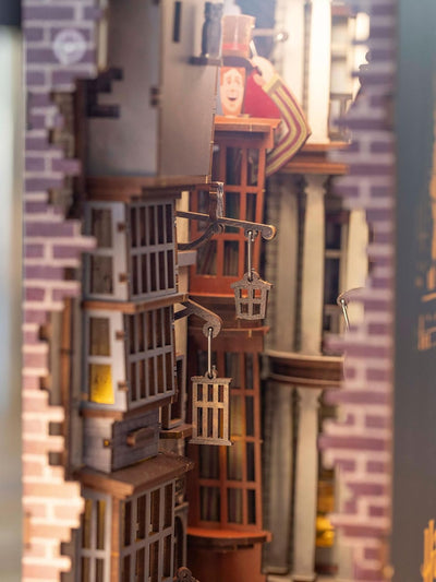 Revell Modellbausatz Tiny Adventures I Diagon Alley Harry Potter I 3D Miniaturhaus I DIY Book Nook H