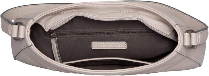TOM TAILOR bags Teresa Damen Umhängetasche Handtasche Klein Light Grey Einheitsgrösse, Light Grey Ei
