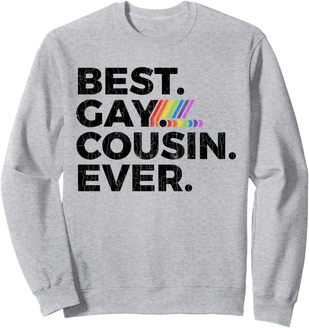 Bester schwuler Cousin aller Zeiten LGBT Lustiges Geschenk Sweatshirt