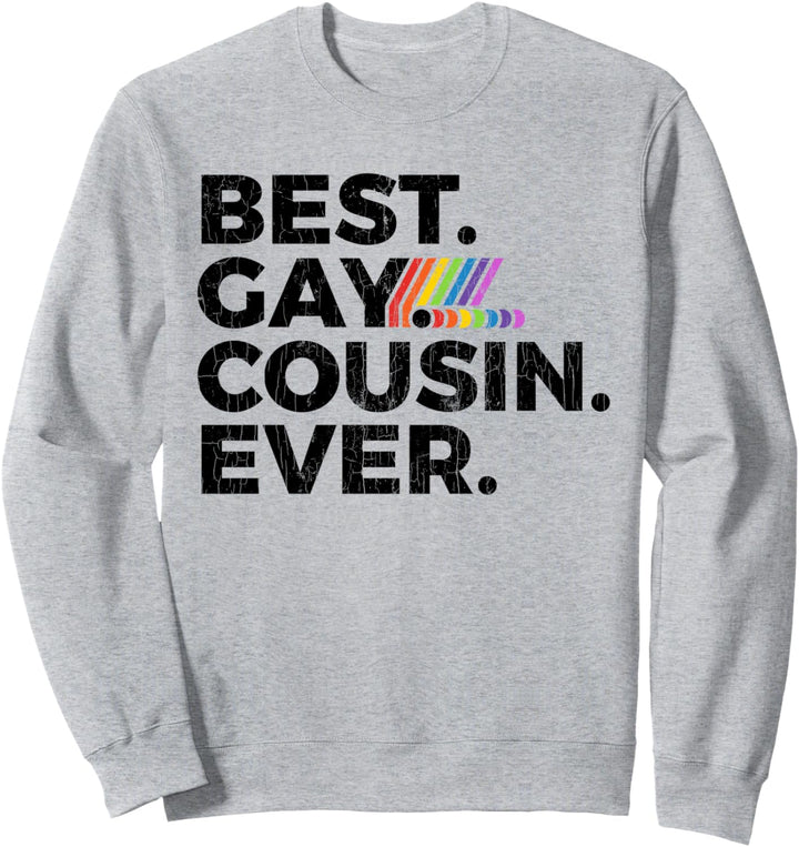 Bester schwuler Cousin aller Zeiten LGBT Lustiges Geschenk Sweatshirt