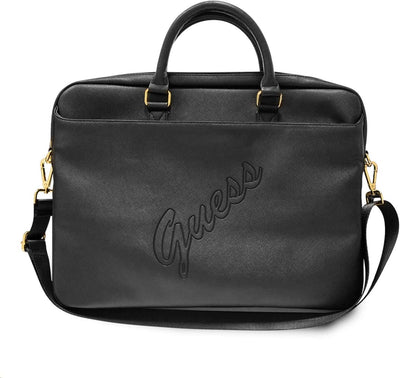 GUESS Baby Boys Bag Gucb15pusasbk 40,6 cm (16 Zoll), Schwarz Saffiano Script x, Black