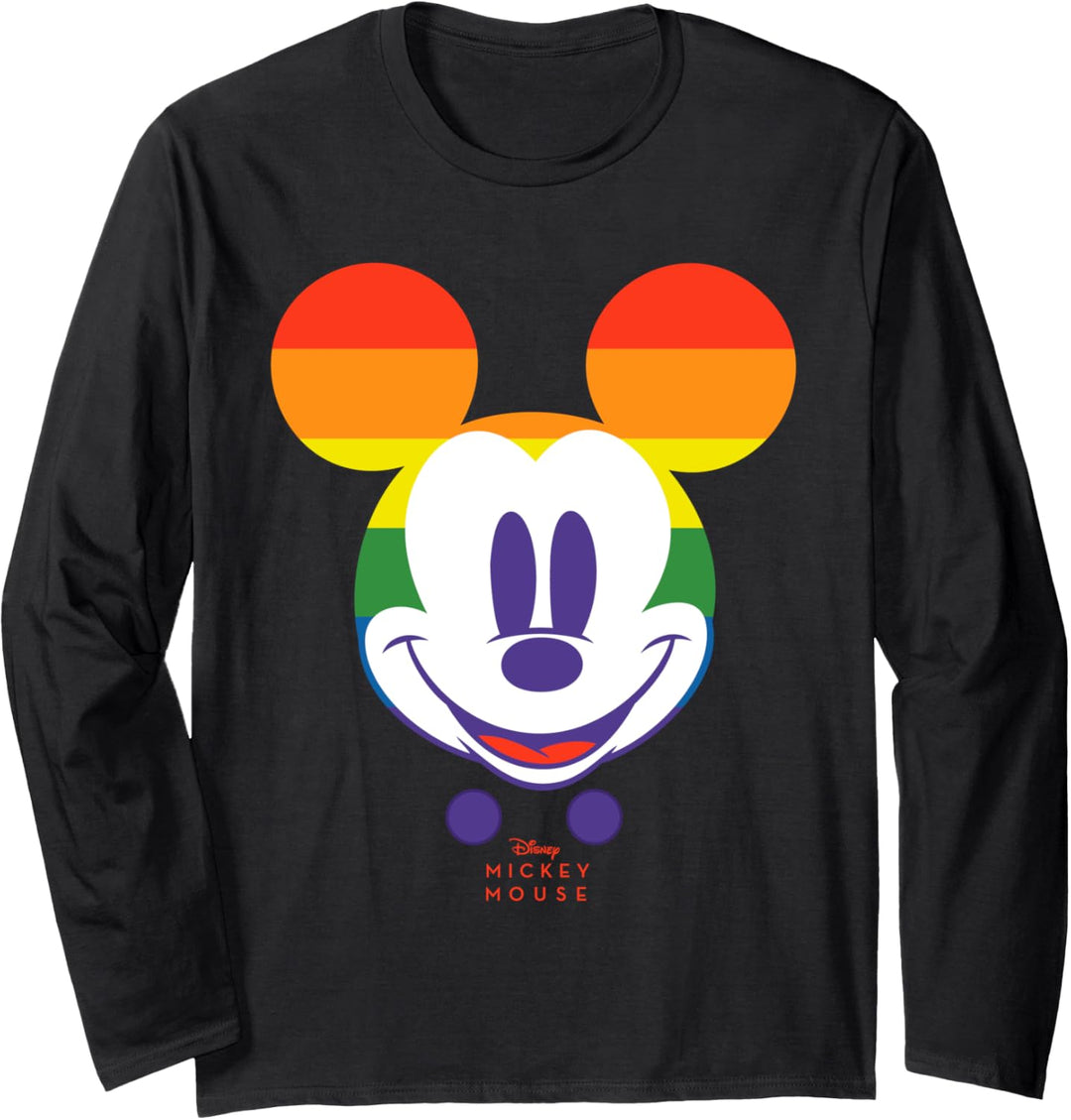 Disney Year of the Mouse Happy as a Rainbow Mickey June Langarmshirt